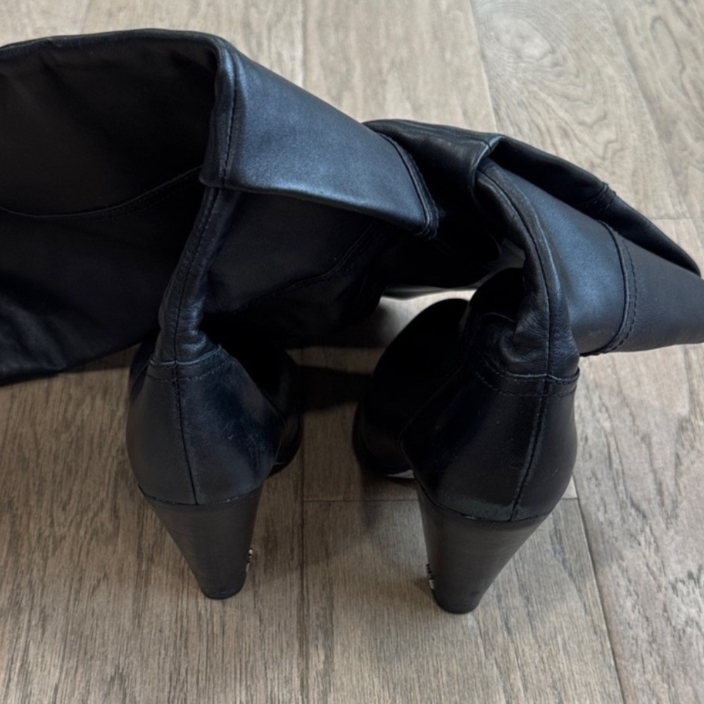 Michael Kors Black Over the Knee Boots Size 6.5 - Picture 10 of 10